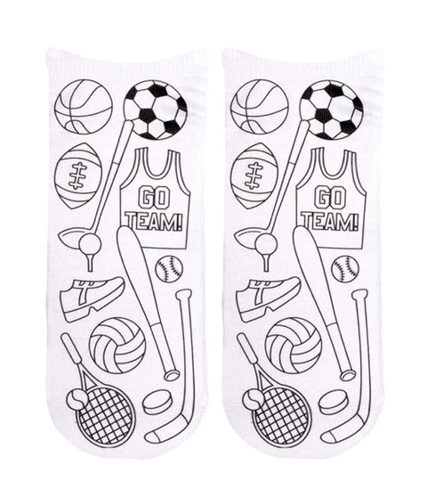 Living Royal Sports Coloring Socks