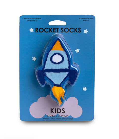 Living Royal Rocket 3D Kids Crew Socks