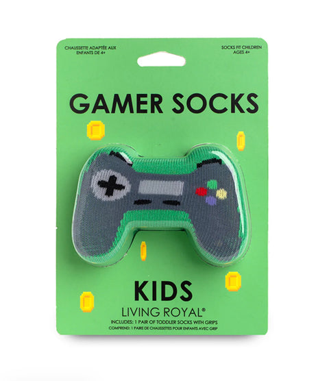 Living Royal Gamer 3D Kids Crew Socks