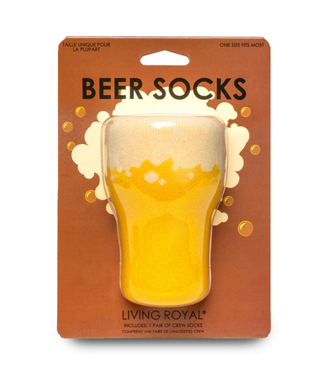 Living Royal Beer 3D Crew Socks