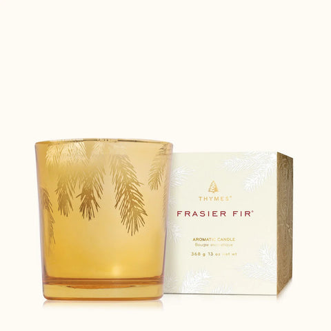 Thymes Frasier Fir Gilded 13 oz Poured Candle