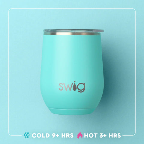 Swig Snow Day Stemless Wine Cup 12 oz