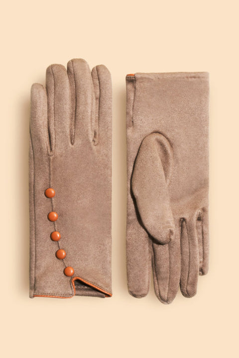 Powder Beatrice Gloves - Stone