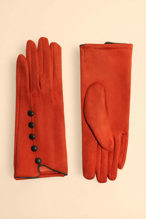 Powder Beatrice Gloves - Tangerine