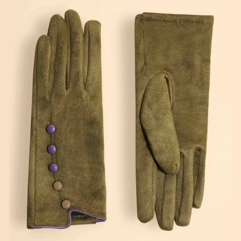 Powder Beatrice Gloves - Sage