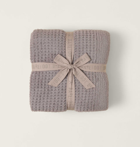 NEW Barefoot Dreams CozyChic® Waffle Throw Beach Rock