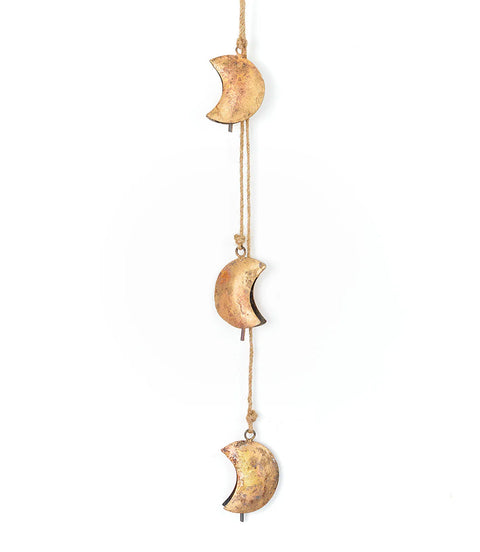 Suyra Indukala Moon Trio Wind Chime - Rustic bell