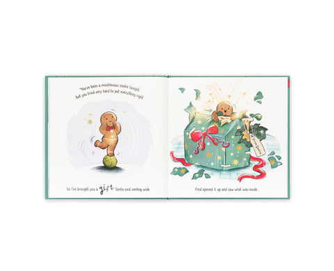 JELLYCAT GINGERBREAD FRED BOOK