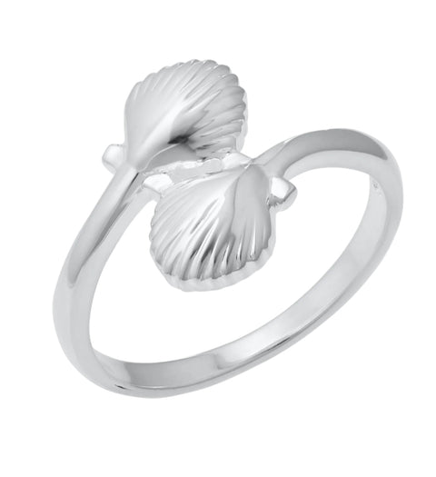 LeStage Double Scallop Shell Ring