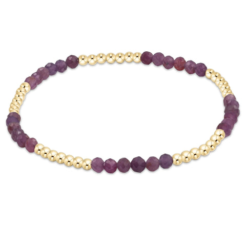 enewton blissful pattern 2.5mm bead bracelet - ruby