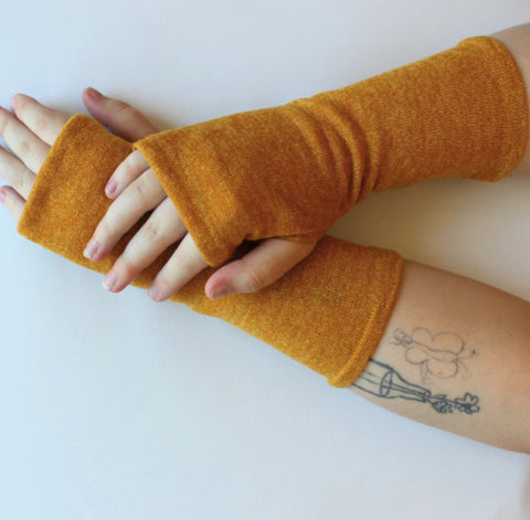 Dana Herbert Autumn Knit Fingerless Gloves