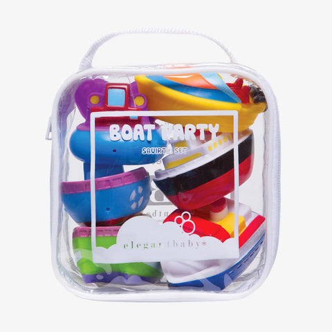 Elegant Baby Boat Party Squirtie Baby Bath Toys