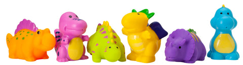 Elegant Baby Dinosaur Party Squirtie Baby Bath Toys