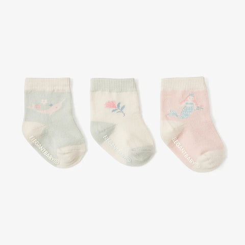 Elegant Baby Sea Magic Non-Slip Baby Socks 3 pack