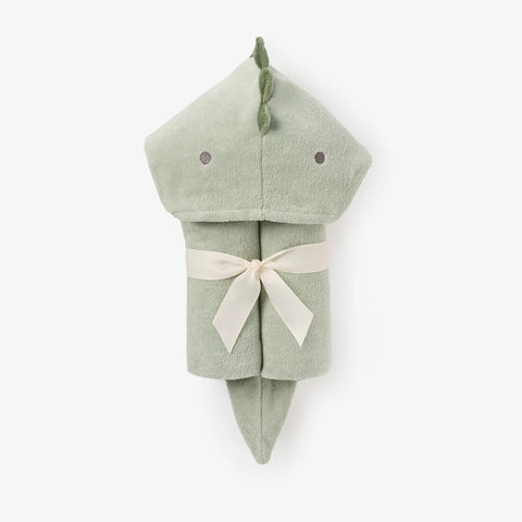 Elegant Baby Dinosaur Hooded Baby Bath Wrap