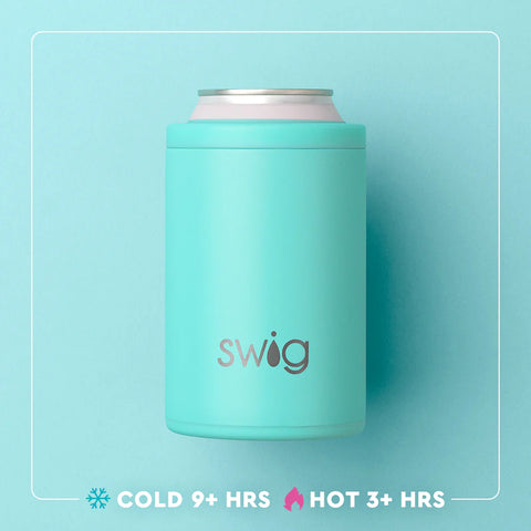 Swig Hydrangea Can + Bottle Cooler 12oz