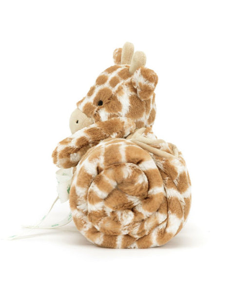 JELLYCAT BASHFUL GIRAFFE BLANKIE