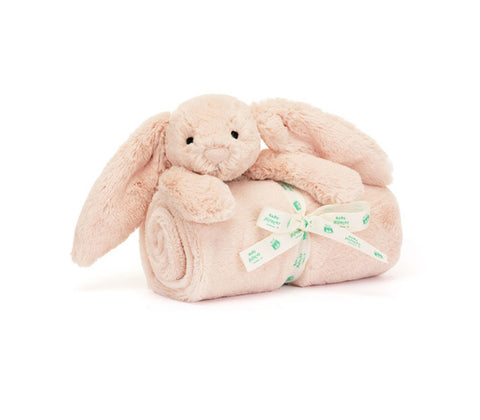 JELLYCAT BASHFUL BLUSH BUNNY BLANKIE