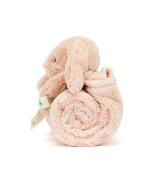 JELLYCAT BASHFUL BLUSH BUNNY BLANKIE