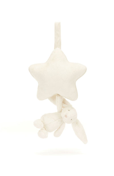 JELLYCAT BASHFUL CREAM BUNNY MUSICAL PULL