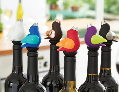 ChirpyTop™ Wine Pourer Yellow/Black