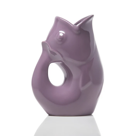 GurglePot Gurgling Fish Water Pitcher Lavender