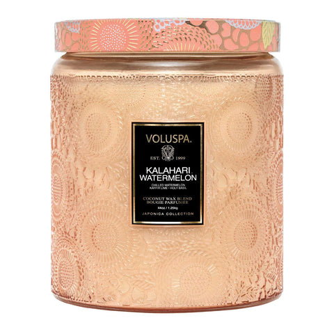 Voluspa Kalahari Watermelon Luxe Jar Candle