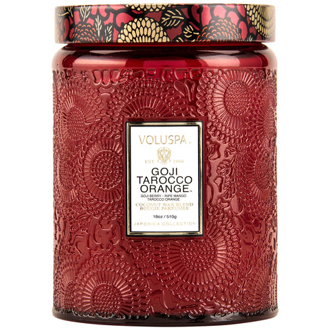 Voluspa Goji Tarocco Orange Large Jar Candle