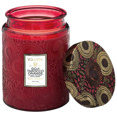 Voluspa Goji Tarocco Orange Large Jar Candle