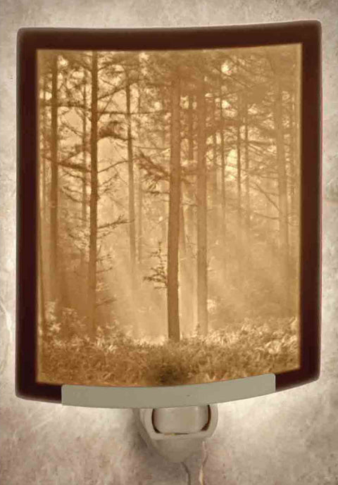 The Porcelain Garden Woodland Sunbeam Curved Night Light