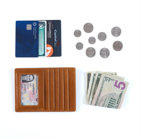 Hobo EURO SLIDE Card Case Truffle