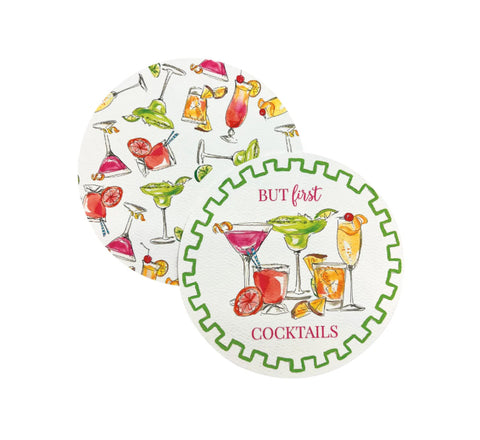 Mariposa But First…Cocktails Coaster Refill - Pack of 40