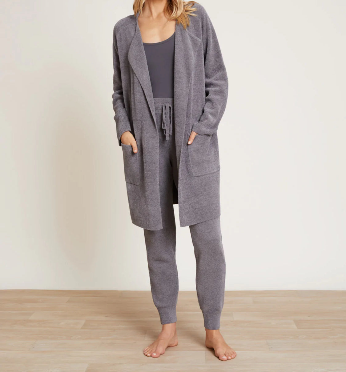 Barefoot Dreams CozyChic Ultra Lite® Wide Collar Cardigan Two