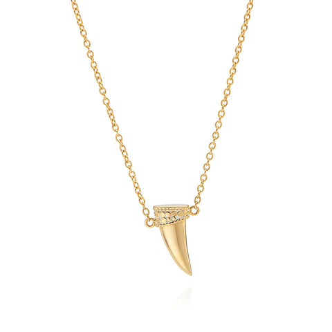 Anna Beck Gold Tusk Necklace