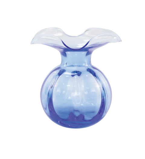 Vietri Hibiscus Bud Vase Cobalt